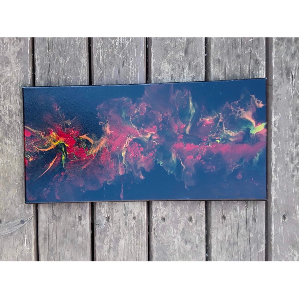 Original Acrylic Abstract Decor Art